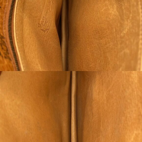 255278BR (L3) MCM Business Bag All-Over Pattern Brown PVC - Picture 9 of 11